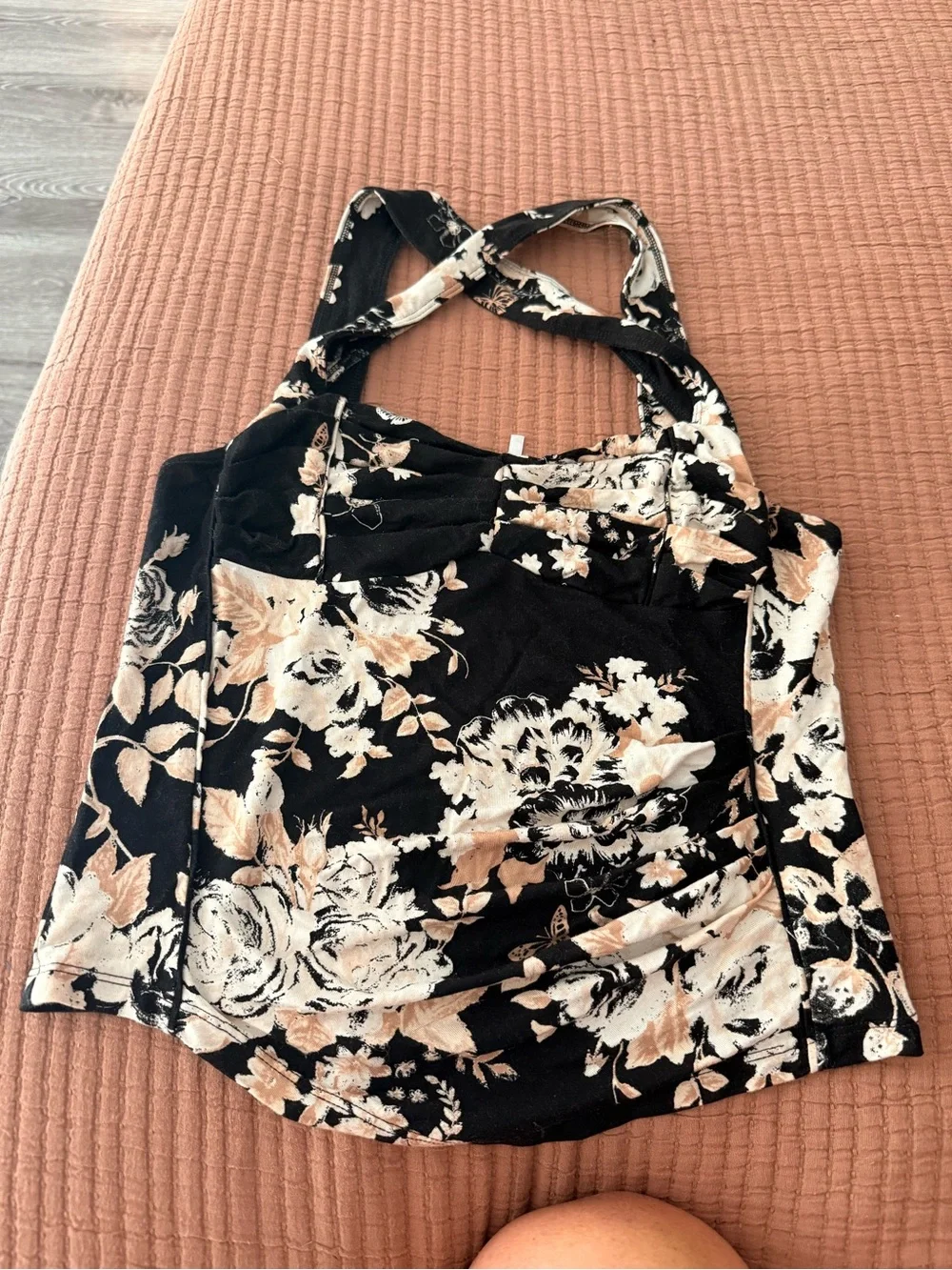 Free People floral tank
